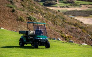A STAR EV Capella 2HCX Lifted in action on turf at Three Cliffs Bay.